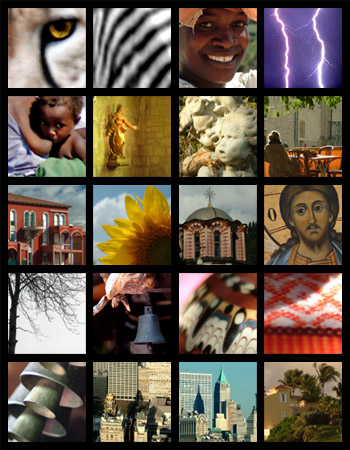 Image map of Travel thumbnails